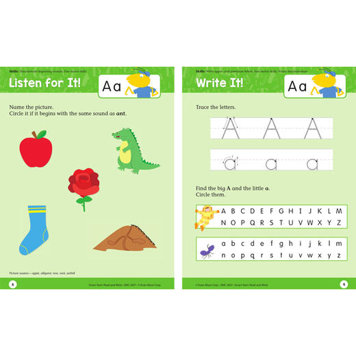 【安潇推荐】Evan-Moor Smart Start Read and Write 聪慧启蒙系列 有声阅读与拼写 美国加州原版教辅 商品图6