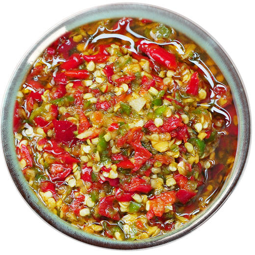 【内购专享】臻鲜 双椒鲜酱240g/瓶 双色辣椒酱拌饭下饭拌面酱 香辣