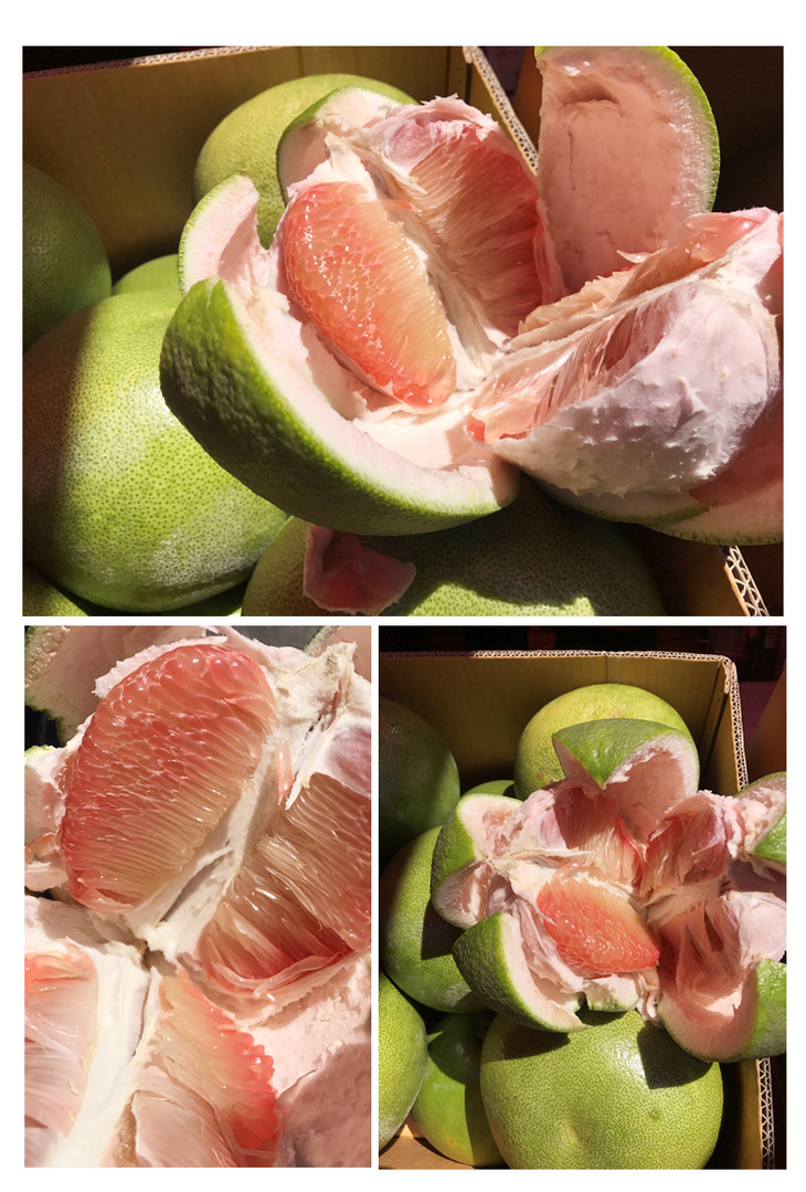 越南正宗进口翡翠红心青柚来自水果王国美味脆甜水份足不麻不苦柚香