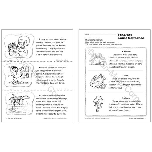 【Evan-Moor Best】 Paragraph Writing Grade 2-4 段落写作练习 二至四年级 美国加州原版教辅 商品图2