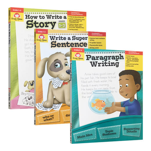 【Evan-Moor Best】Writing System Practice 写作系统练习系列   美国加州原版教辅 商品图2