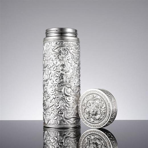 子佩集S999银九龙杯摆件【BXYL0050160】纯银内胆泡茶杯203 商品图0