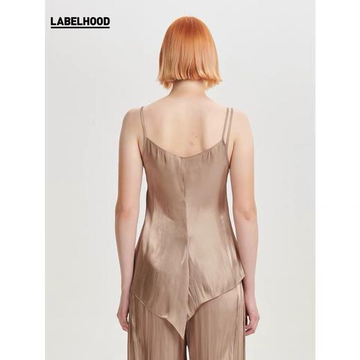 deepmoss2020春夏新款 设计感拿铁贝母水泽吊带衫 dm20ssTP10X3 商品图3