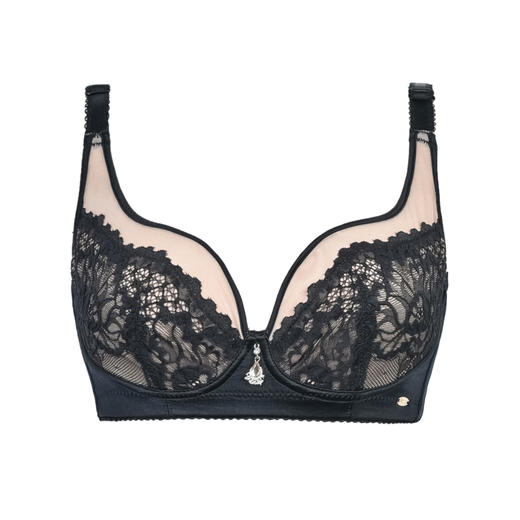 皇家丽美WJ1812-1记忆钛圈文胸网纱水晶杯超薄性感夏季透气凉爽内衣 商品图4