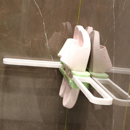 TX-抖音同款可折叠三合一鞋架伸缩免打孔一变三浴室置物架 商品图3