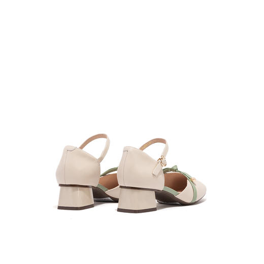 商场同款 | Safiya/索菲娅2020春季新款中跟方头玛丽珍鞋浅口鞋SF01114108 商品图3