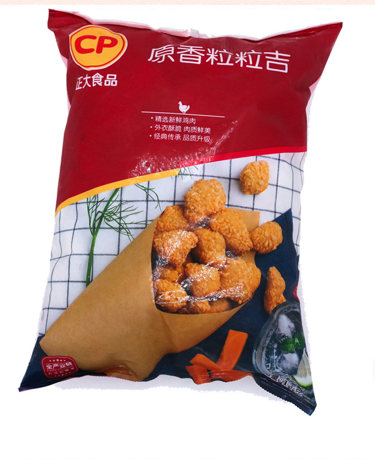 正大原香粒粒吉鸡米花1包1000g生产日期22年3月