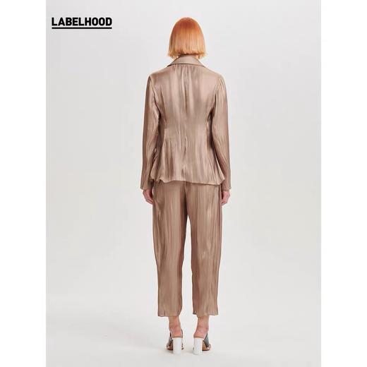 deepmoss2020春夏新品 拿铁水泽西装裤休闲长裤女 dm20ssPS07X3 商品图4