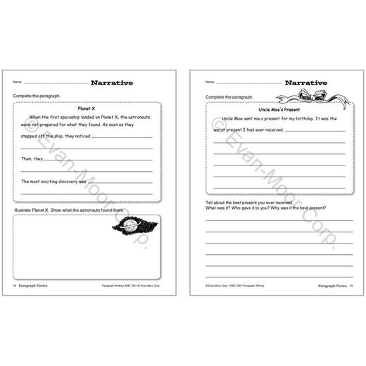 【Evan-Moor Best】 Paragraph Writing Grade 2-4 段落写作练习 二至四年级 美国加州原版教辅 商品图3