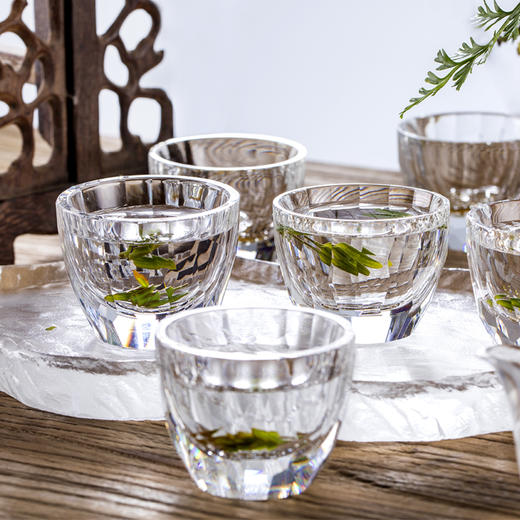 KANPURA水晶制 百家姓茶杯（定制款） 商品图1