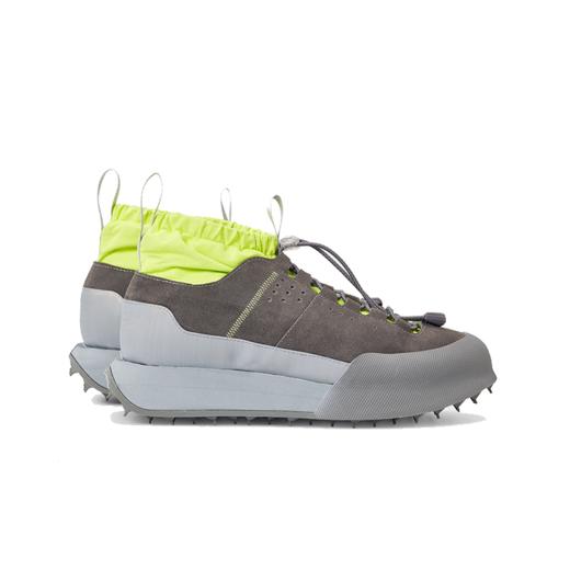 FOOT INDUSTRY 19A502 户外机能翻毛皮厚底鞋钉休闲运动鞋/荧光灰 商品图3