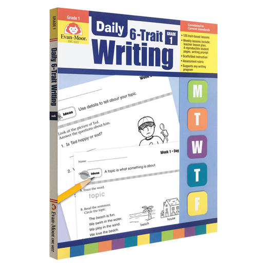 【桃娘推荐】Evan-Moor Daily 6-Trait Writing TE 每日练习系列 系统写作 完整版 商品图1