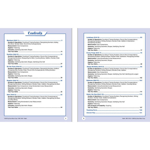 【昂秀严选】Evan-Moor Skill Sharpeners Math 技能铅笔刀 数学练习册  美国加州原版教辅 商品图4