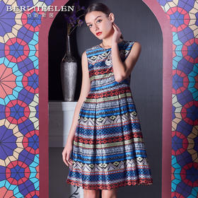 2S6865--蓝色连衣裙--高处的召唤--《智慧之光--波斯艺术》