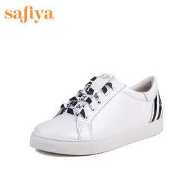 商场同款 | Safiya/索菲娅休闲舒适小时尚白鞋单鞋女平底低跟SF91112040