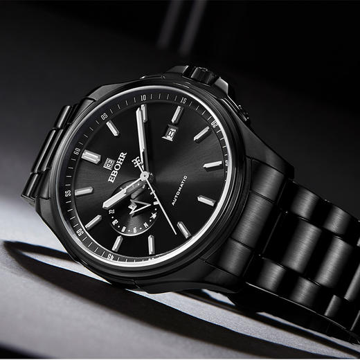 依波(EBOHR)探索者系列雅致小时盘机械男表5126 商品图4