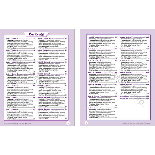 Evan-Moor Skill Sharpeners Spell & Write 技能铅笔刀拼写练习册  美国加州原版教辅 商品图10