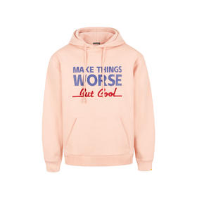 RANDOMEVENT(RDET) 19AW2782PIK MTW图案印绣花连帽卫衣