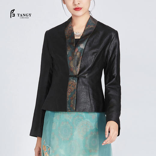 TANGY Collection天意莨绸收腰上衣 商品图2