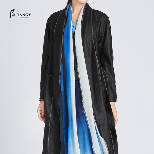 TANGY Collection天意中式莨绸风衣外套 商品图2