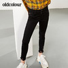 oldcolour冬季牛仔裤女修身时尚牛仔长裤L42113228吊牌价599 商品缩略图3