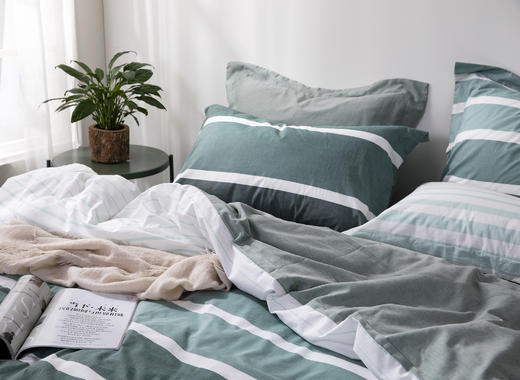 【远梦】纯棉色织水洗四件套 商品图9