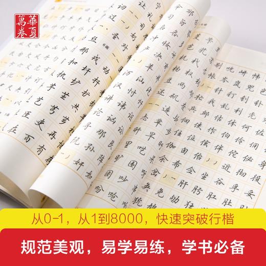 华夏万卷吴玉生行楷常用字单字突破8000字行楷练字帖  商品图1