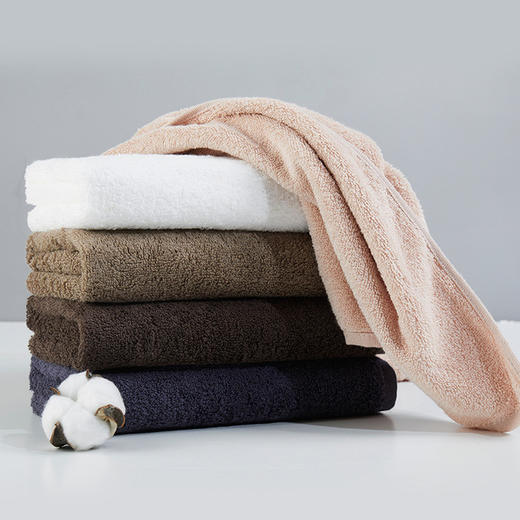 日式无印风纯棉素色高档毛巾，无印良品同款，新疆优质长绒棉材质。 商品图6