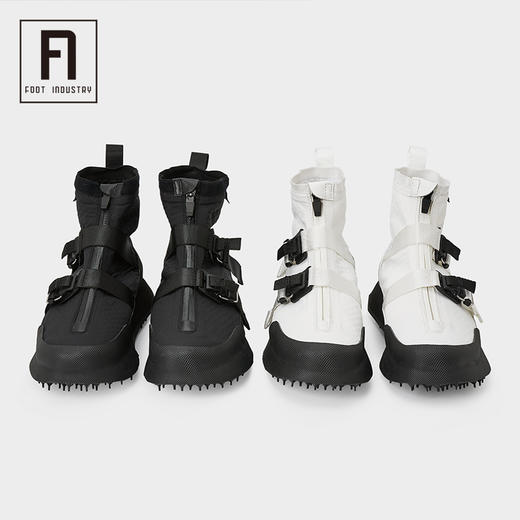 FOOT INDUSTRY 19A601 户外机能防水半自动鞋扣Hiking高帮鞋/黑 商品图2