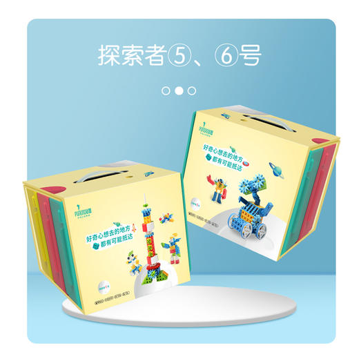 优课库|四喜人 探索者3-6号 品果思维积木 好奇星探索者大颗粒 商品图1
