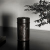 「小叶紫檀」浅雕莲蓬茶叶罐 商品缩略图0