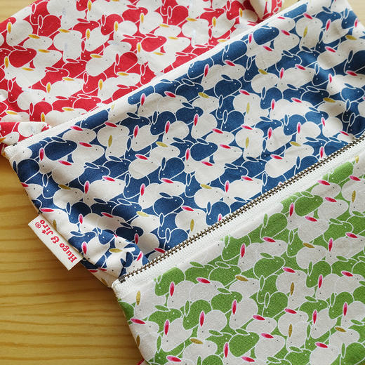 HUJI祤集笔袋插画小小兔 商品图0