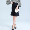 OY-20-024新款纯色微弹荷叶边鱼尾裙 商品缩略图1