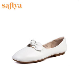 商场同款 |Safiya索菲娅新款浅口时尚简约蝴蝶结平底单鞋女SF91111126