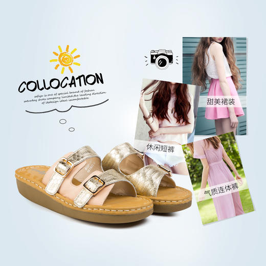 【3双299元】商场同款 |Safiya/索菲娅夏季新款时尚外穿厚底一字凉拖鞋女SF82110379 商品图4