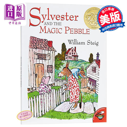 凯迪克金奖绘本 驴小弟变石头 Sylvester and the Magic Pebble（Caldecott Winner）进口英文原版 感人至深 传递亲情绘本 商品图0