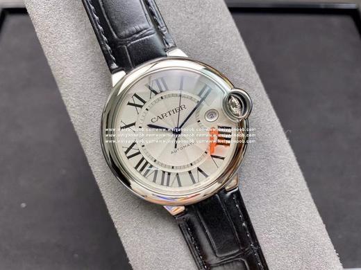 V6卡地亚蓝气球男士机械表，装载1847自动机械机芯，鱼眼状蓝宝石镜面，42mm直径，意大利牛皮 商品图14