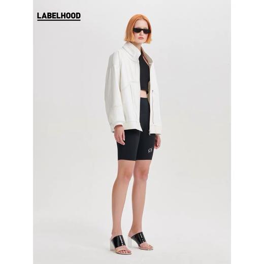 light by deepmoss2020春夏新款黑色高弹骑行裤短裤紧身弹力裤女 lt20ssPS11QX 商品图2