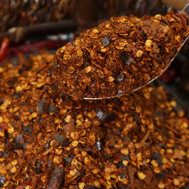 贵州特产 黔食锦糊辣椒面500g/袋蘸水辣椒 火锅蘸水柴火煳辣椒面 香辣美味