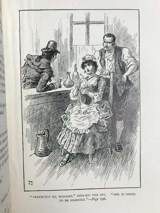 1907年 狄更斯《双城记》 英国画家约翰·杰利科插图 漆布精装大32开