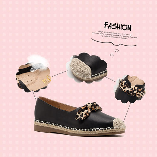 商场同款 | Safiya/索菲娅女鞋秋鞋平底休闲甜美蝴蝶结单鞋女SF93111007 商品图4