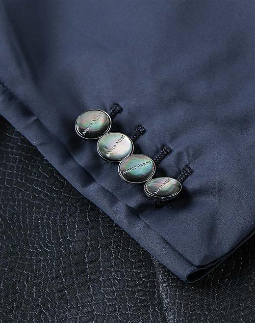 Marco Azzali 进口面料藏青色单上衣 H3703100 商品图2