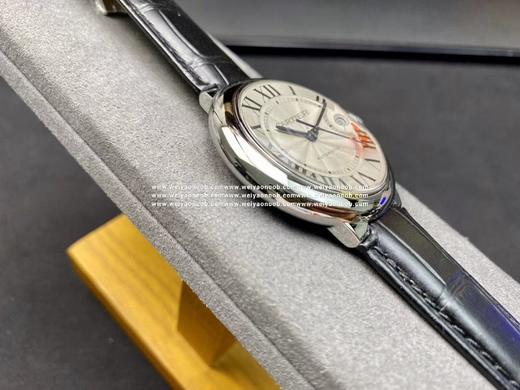 V6卡地亚蓝气球男士机械表，装载1847自动机械机芯，鱼眼状蓝宝石镜面，42mm直径，意大利牛皮 商品图10