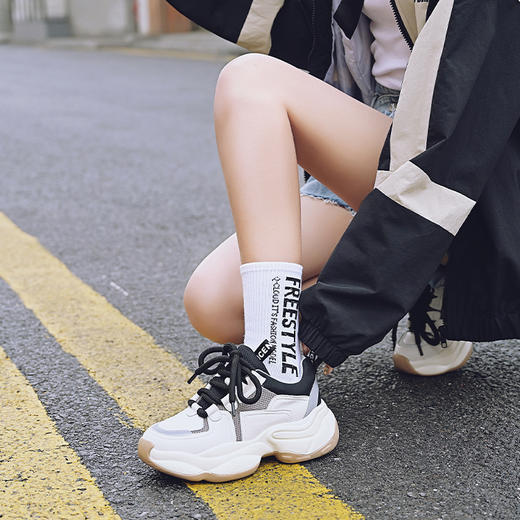 safiya/索菲娅 新款春秋拼接撞色机能运动鞋SF01112407 商品图5