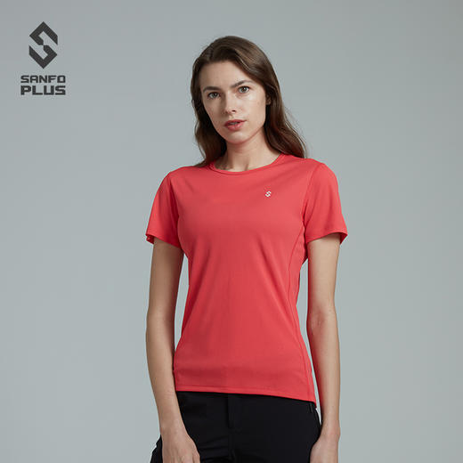 Sanfo Plus 女款速干Polartec排汗透气短袖T恤 18002 商品图0
