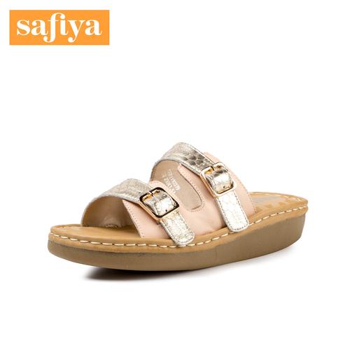 【3双299元】商场同款 |Safiya/索菲娅夏季新款时尚外穿厚底一字凉拖鞋女SF82110379 商品图1