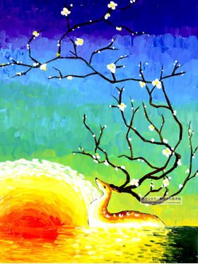 《水粉画可爱的鹿》【自动发货：下单后，点击手机短信中收到的链接，即可获取文件下载的链接；如有任何问题，可添加客服微信hm33268获得帮助】