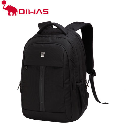 爱华仕 多功能商务专业笔记本电脑包 双肩包男 旅行背包 OCB4148 黑色 商品图0