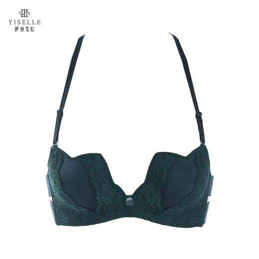 伊丝艾拉 文胸 无钢圈 柔软无痕 花瓣中厚杯[蝶背相思2]13039