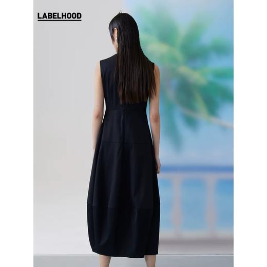 FFIXXED STUDIOS 2020春夏新款蓬松锥形长裙连衣裙米黑白拼色款 WOMDRSS20.05 商品图2